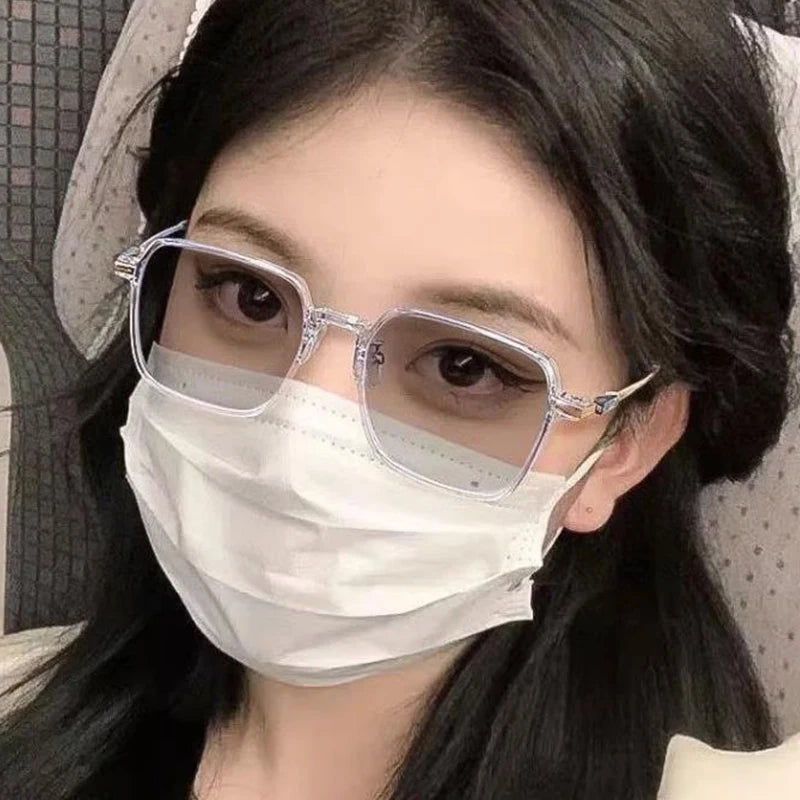 Photochromic Square Blue-Light Glasses