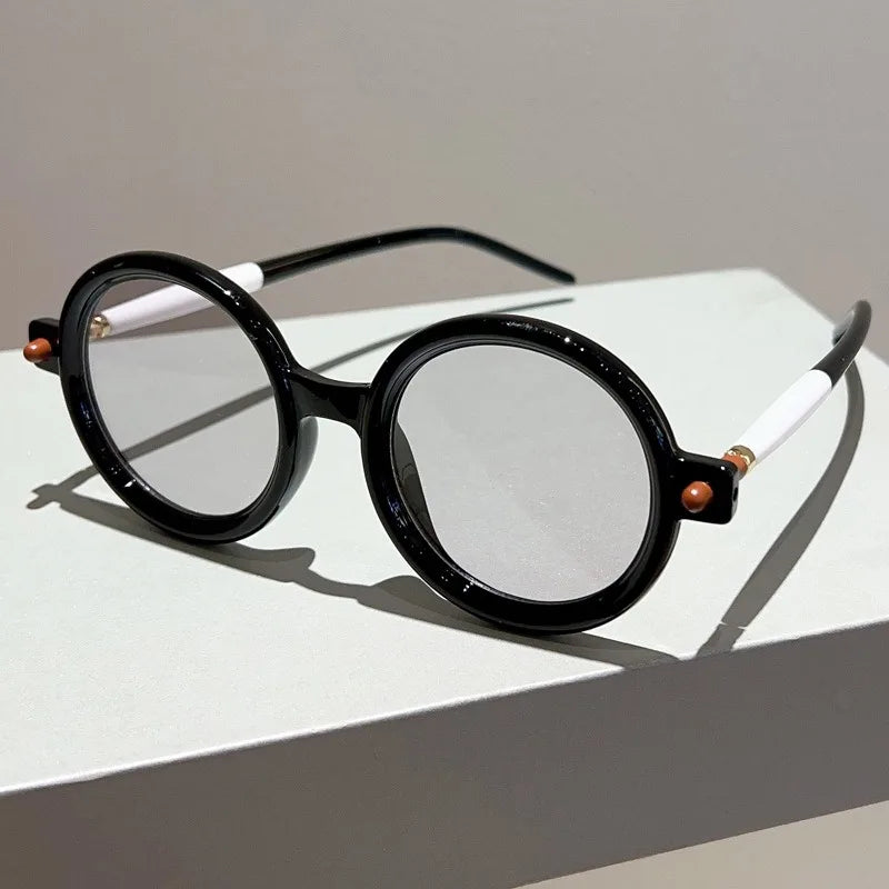 Retro Candy Round Gradient Blue-Light Sunglasses