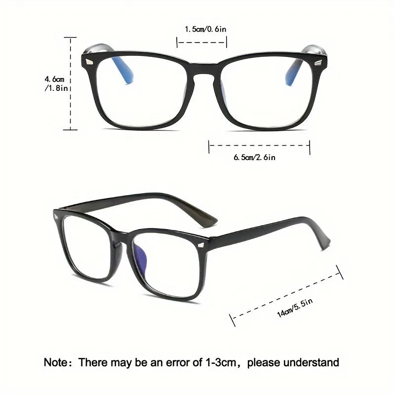 Minimalist Square Blue-Light Glasses