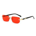HD Rimless Square Blue-Light Sunglasses