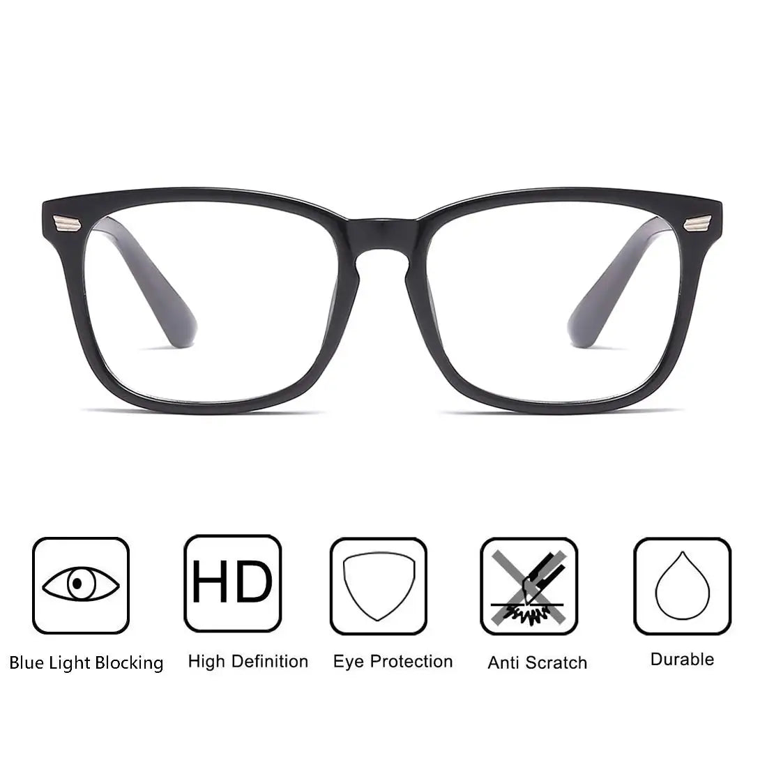 Square Blue-Light Blocking Glasses