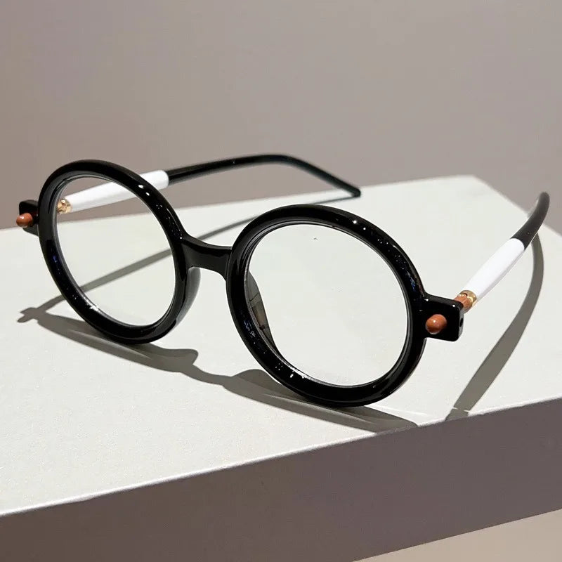 Retro Candy Round Gradient Blue-Light Sunglasses